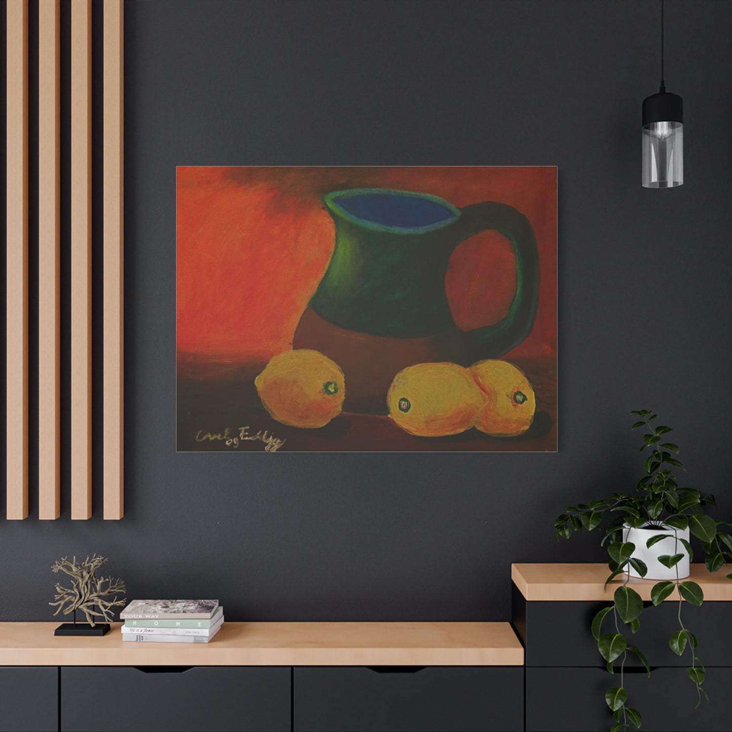 Canvas Print Tropical Lemon