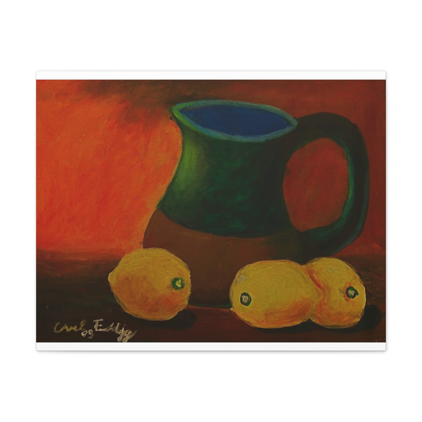 Canvas Print Tropical Lemon