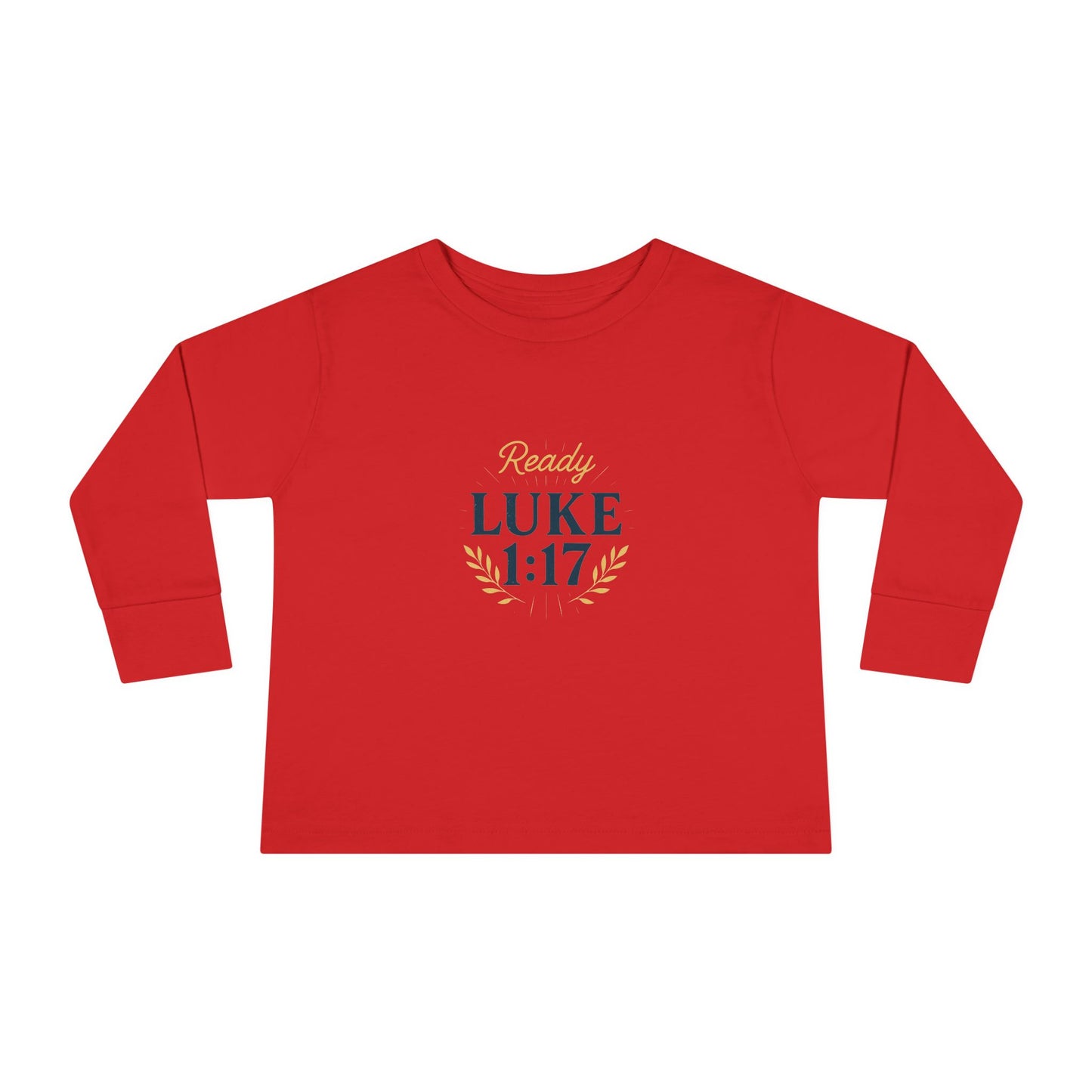 Religious Toddler Long Sleeve Tee - READY FOR THE LORD