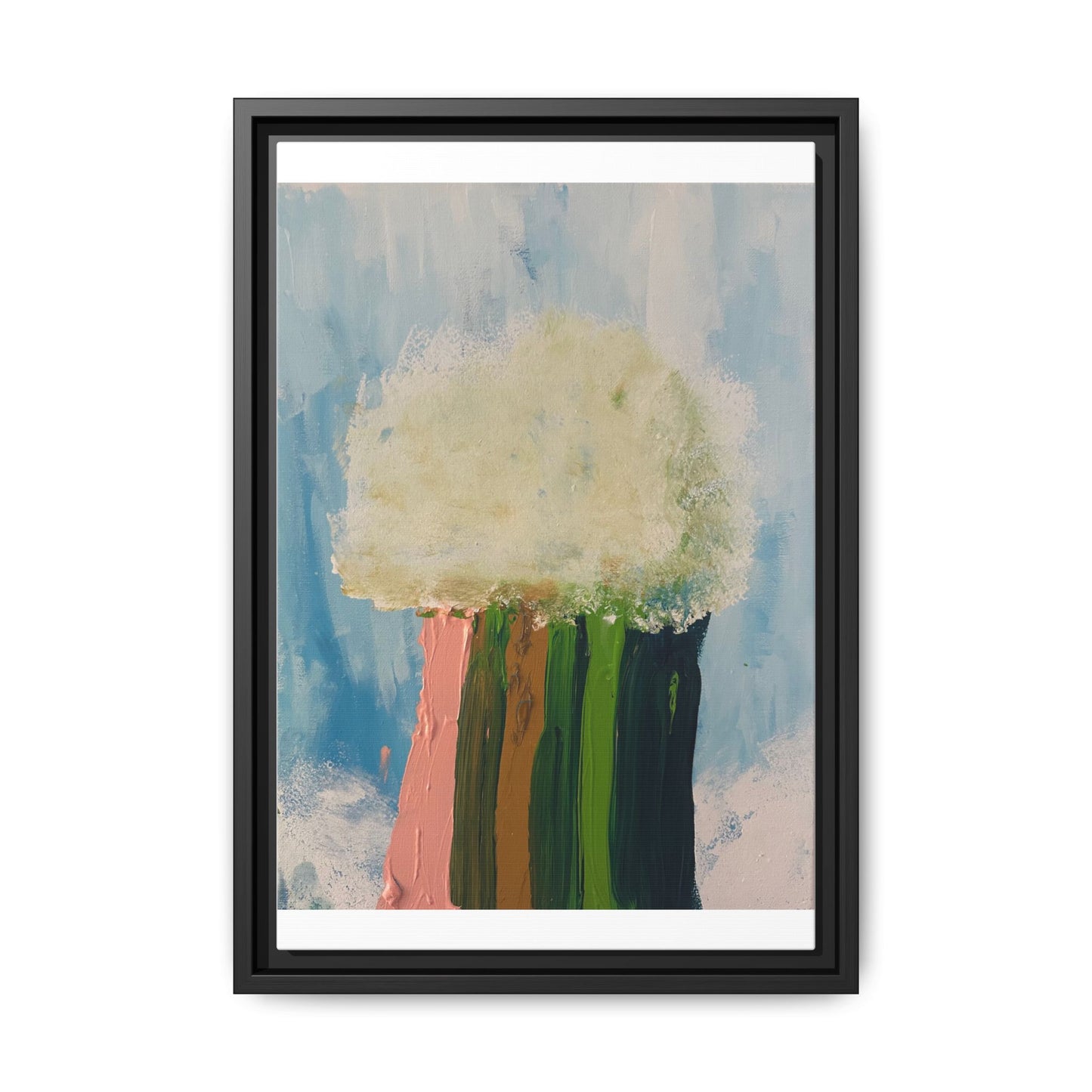 Canvas Wall Art - Cloud Dropping Rainbow