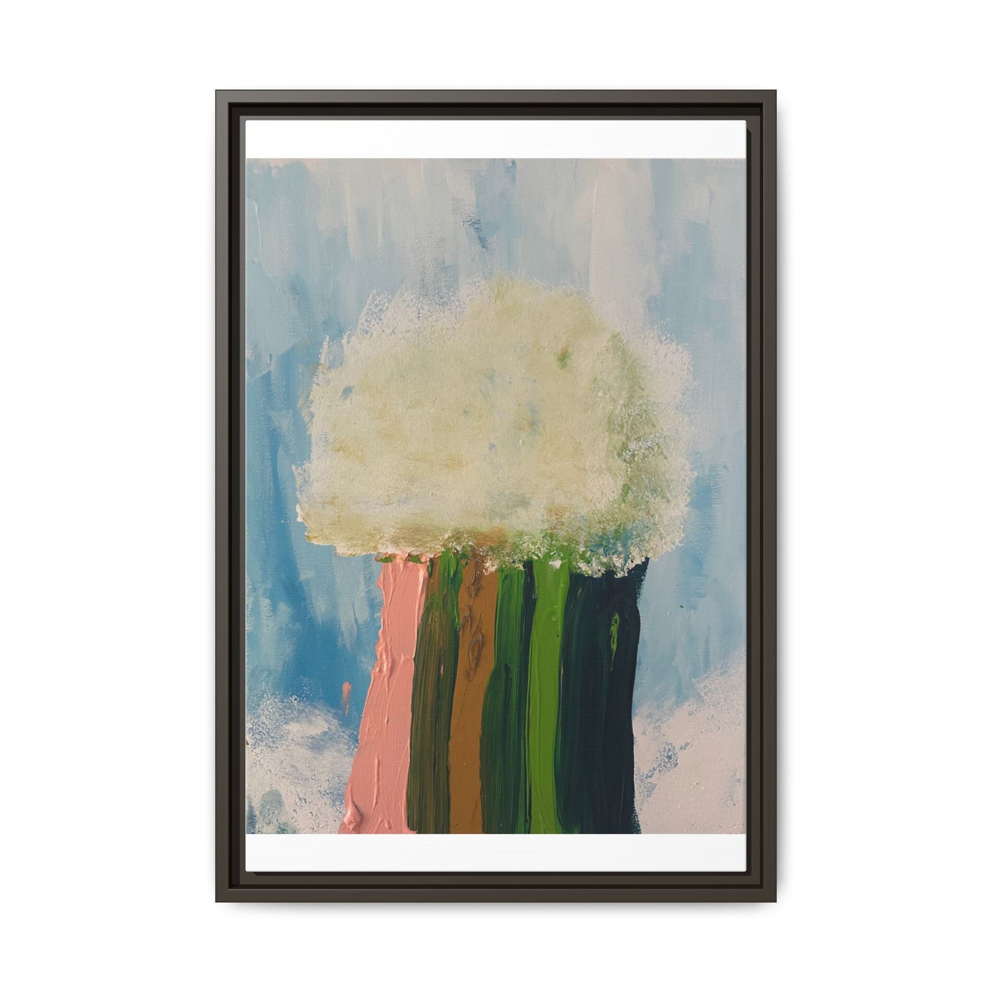 Canvas Wall Art - Cloud Dropping Rainbow