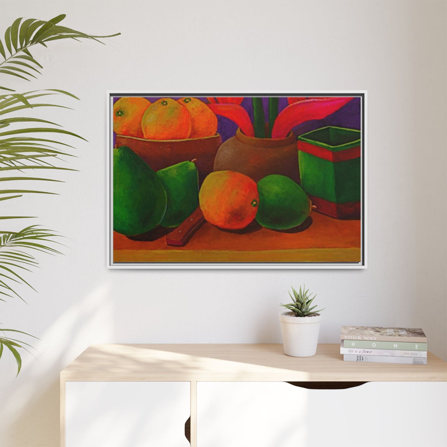 Canvas Wall Art - Tropical Fruits Design