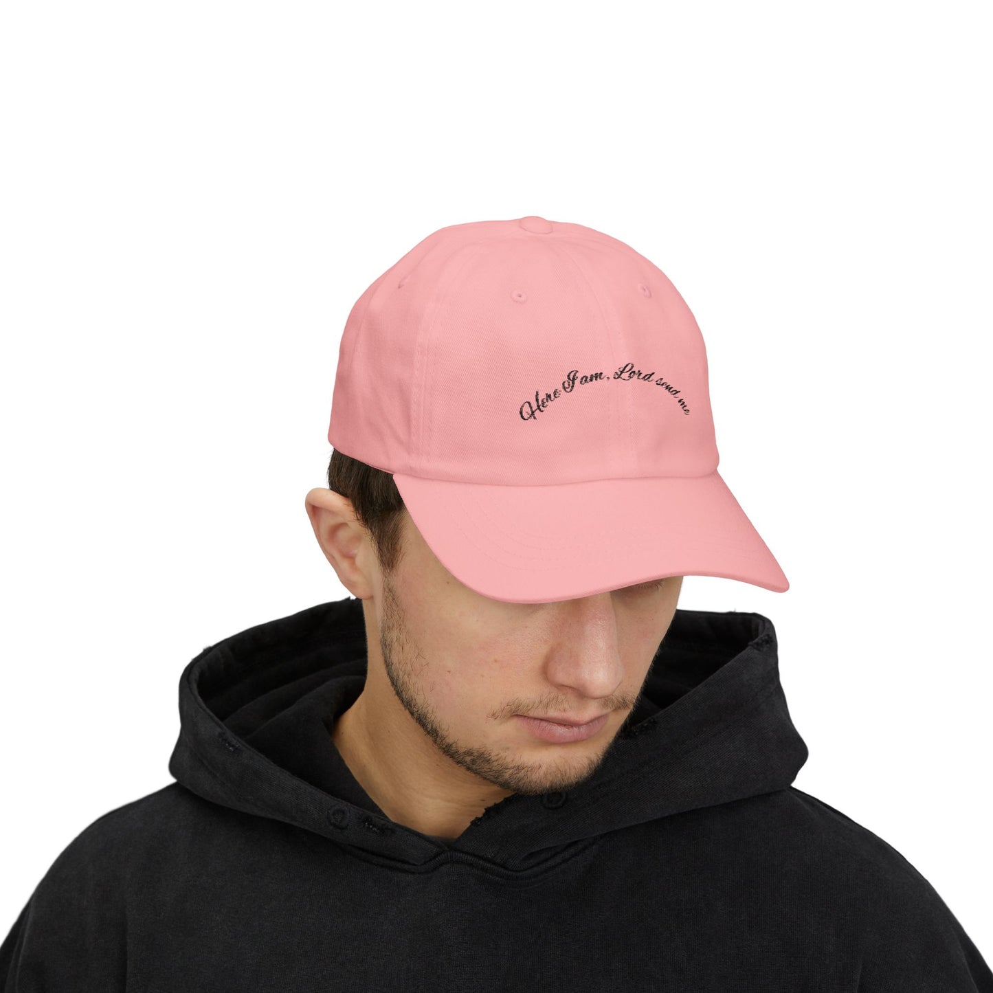 Baseball Cap - 'Here I am, Lord, send me' Christian Message