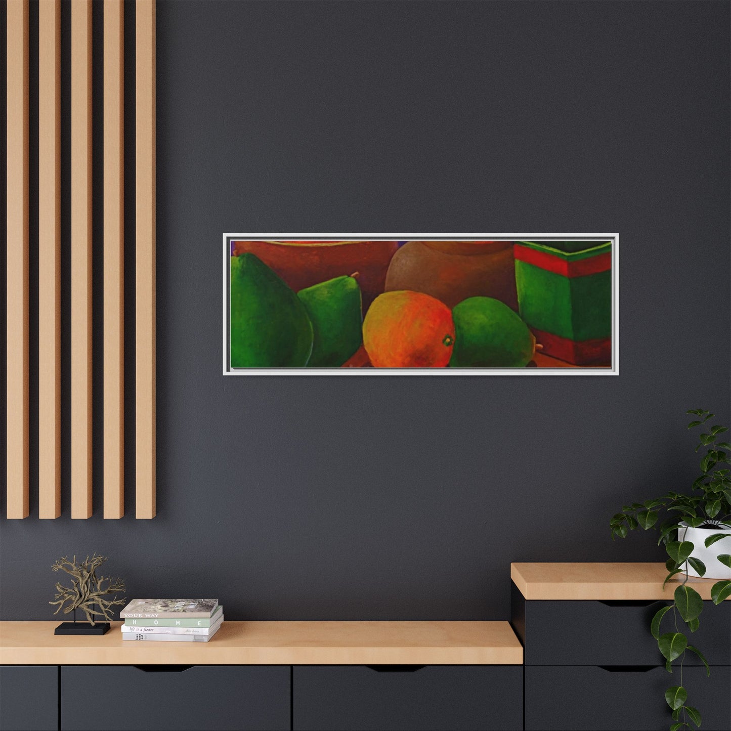 Canvas Wall Art - Tropical Fruits Design