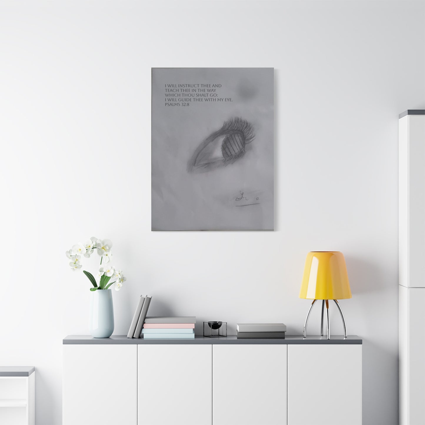 Canvas Wall Art - Jesus is Watching on Us