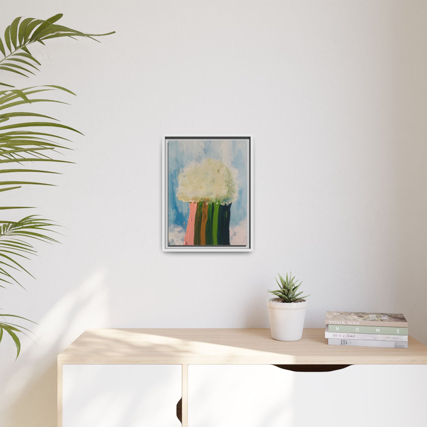 Canvas Wall Art - Cloud Dropping Rainbow
