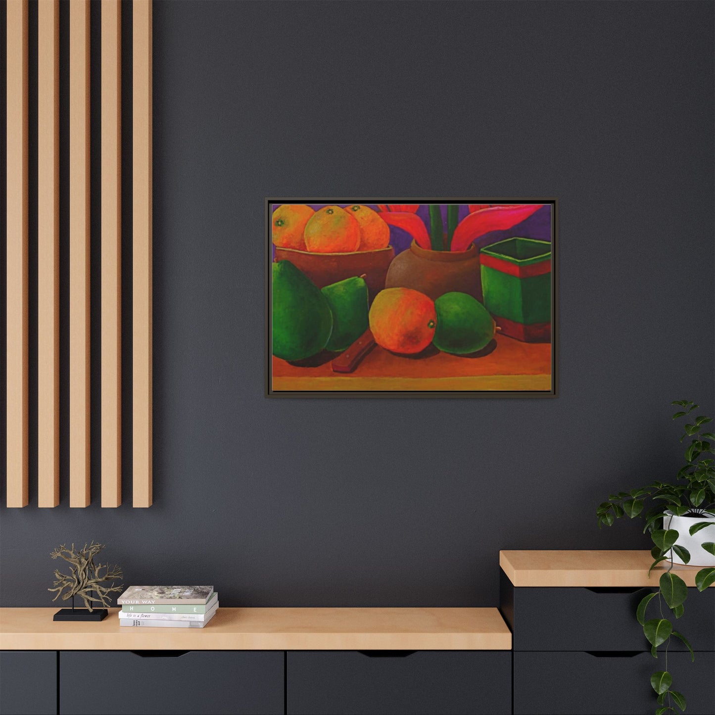 Canvas Wall Art - Tropical Fruits Design