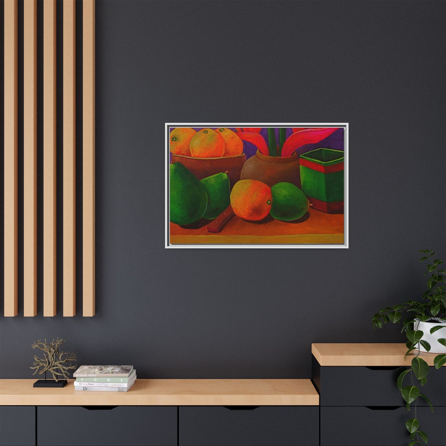 Canvas Wall Art - Tropical Fruits Design