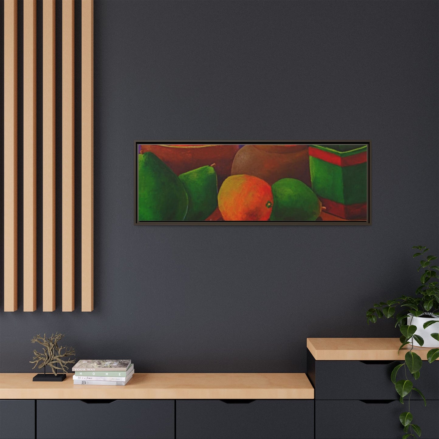 Canvas Wall Art - Tropical Fruits Design