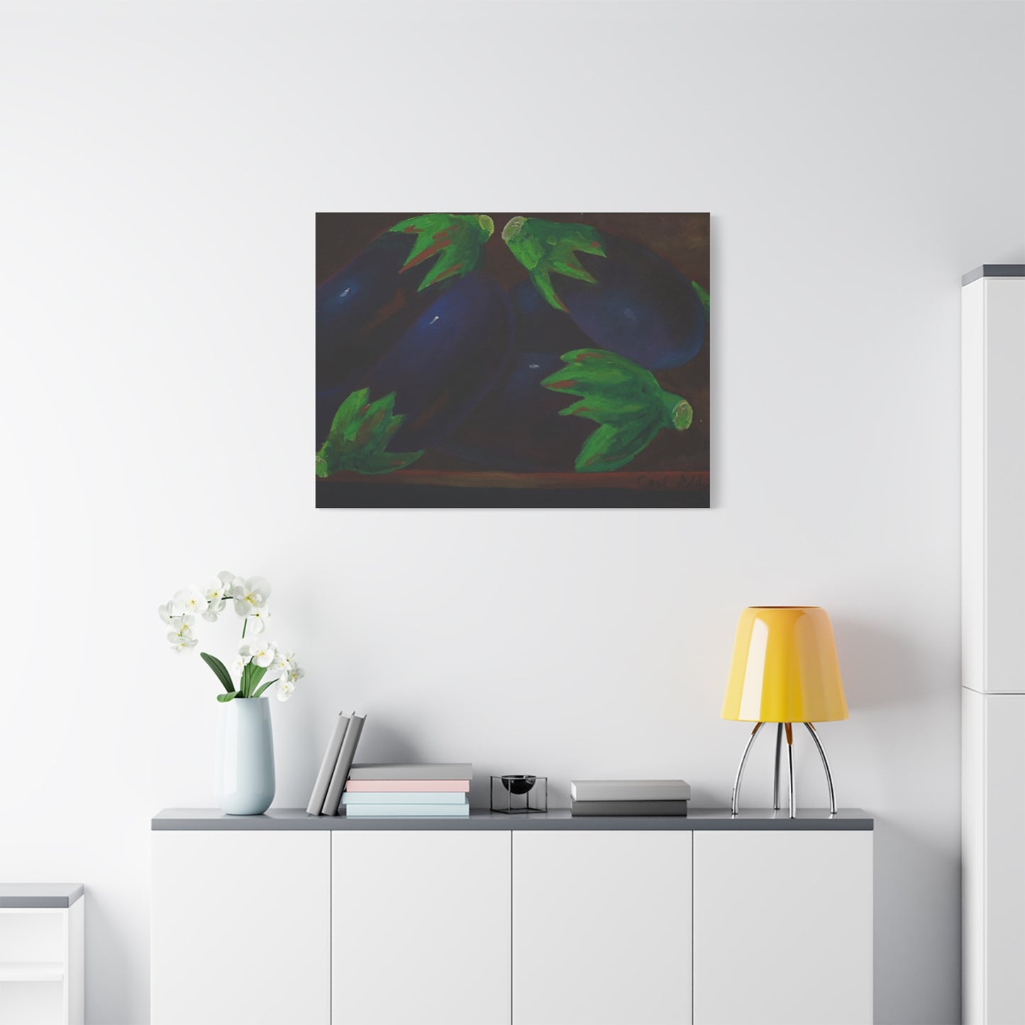 Canvas Print - Eggplant Design