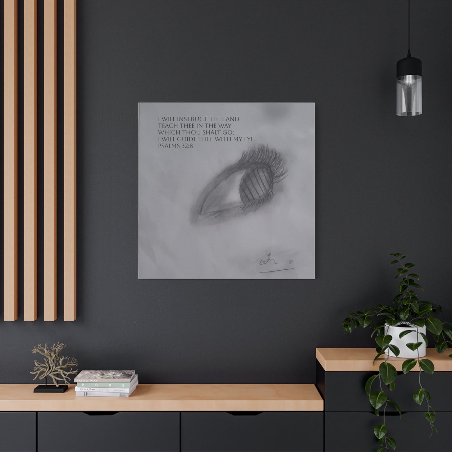 Canvas Wall Art - Jesus is Watching on Us