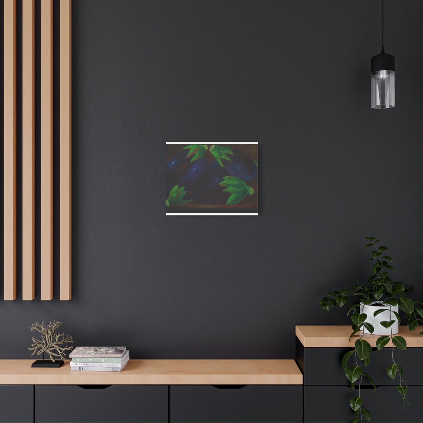 Canvas Print - Eggplant Design