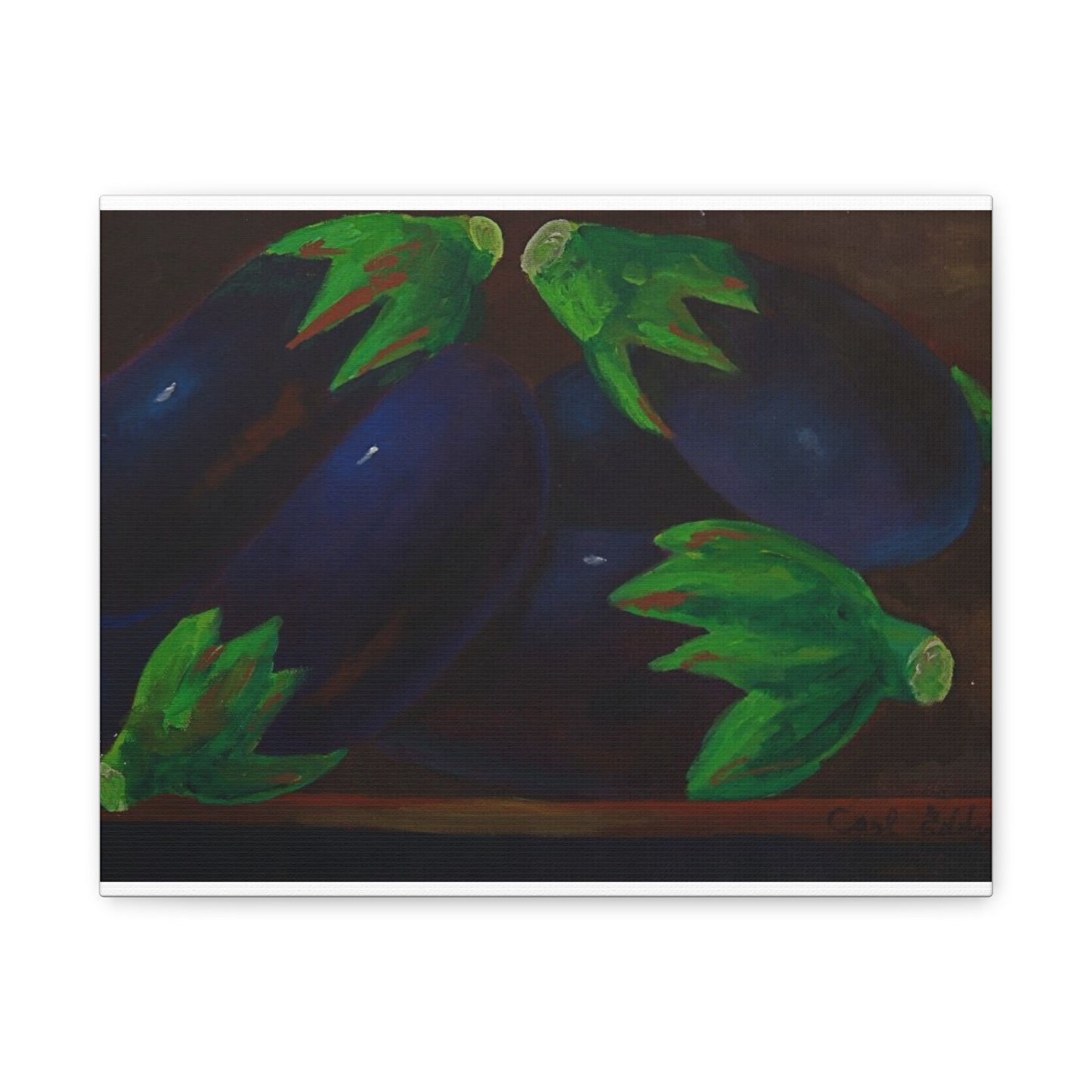 Canvas Print - Eggplant Design