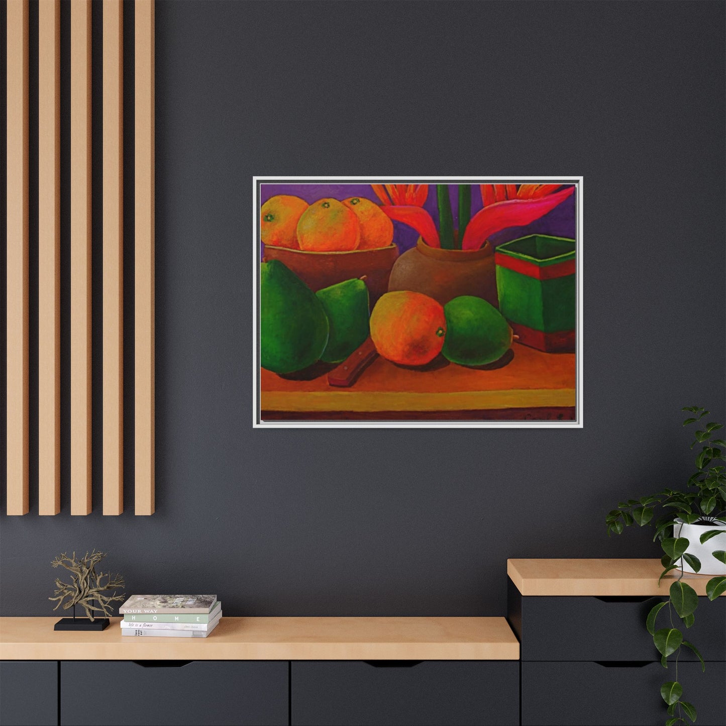 Tropical Fruits Canvas Wrap