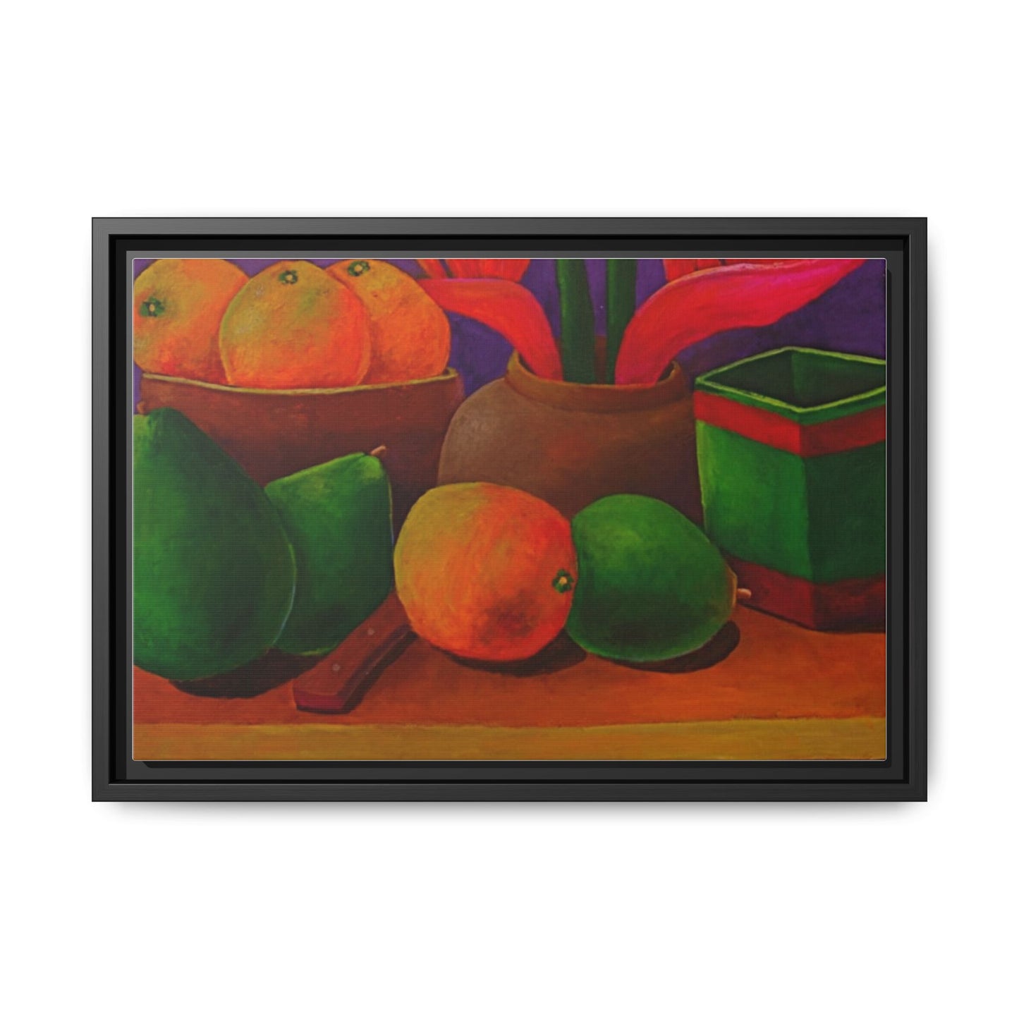 Canvas Wall Art - Tropical Fruits Design