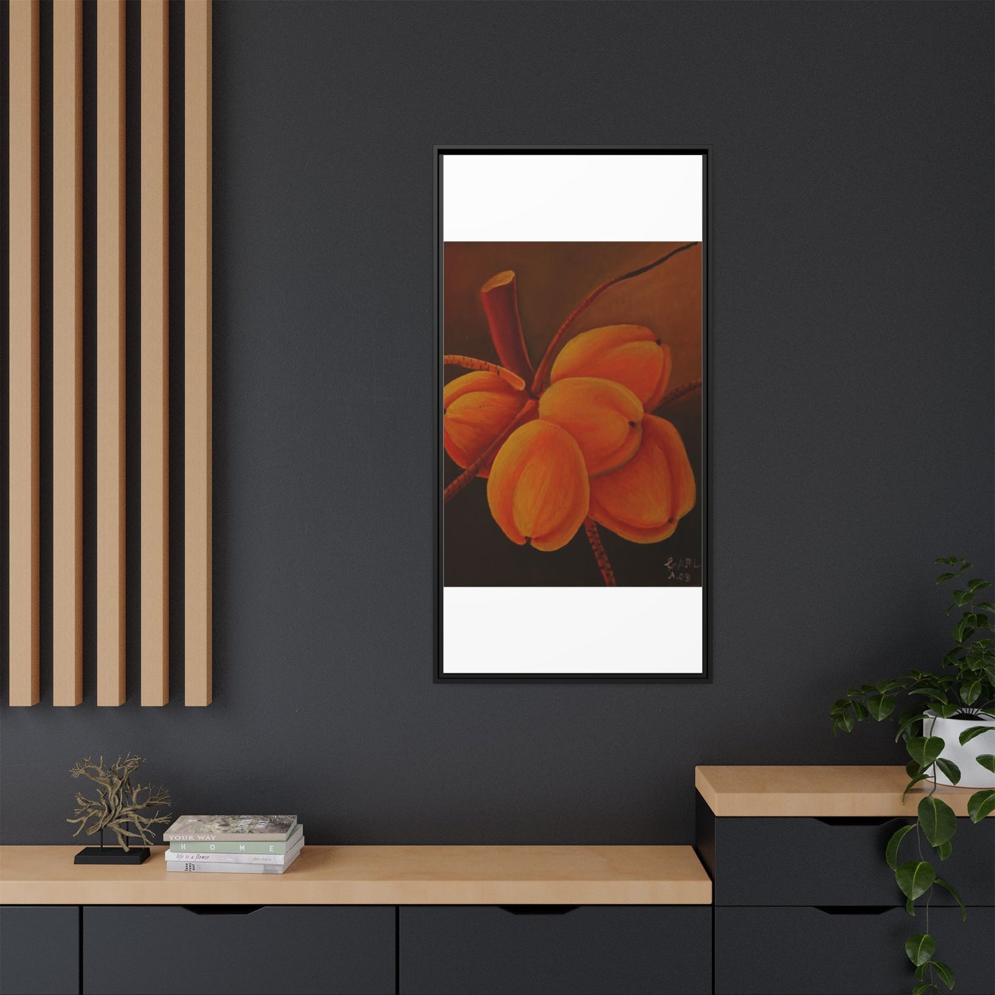 Matte Canvas, Framed (Multi-color)