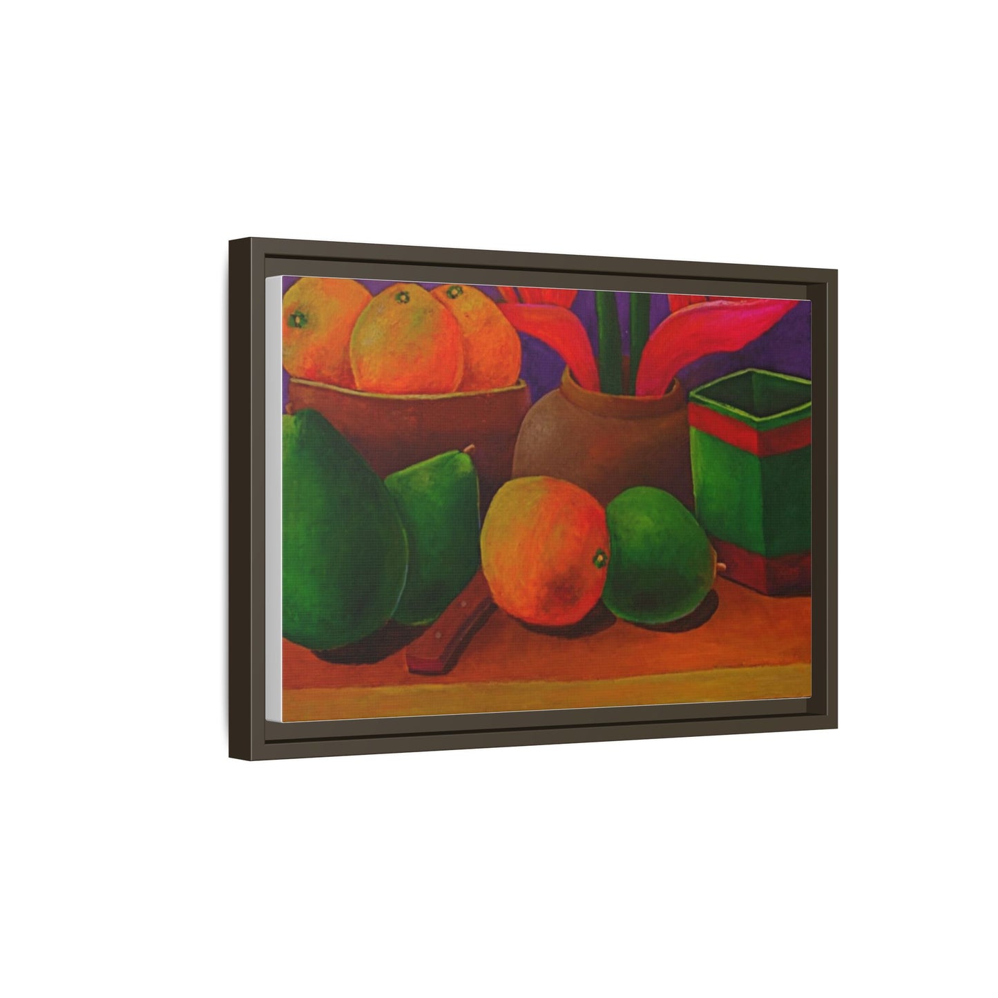 Tropical Fruits Canvas Wrap