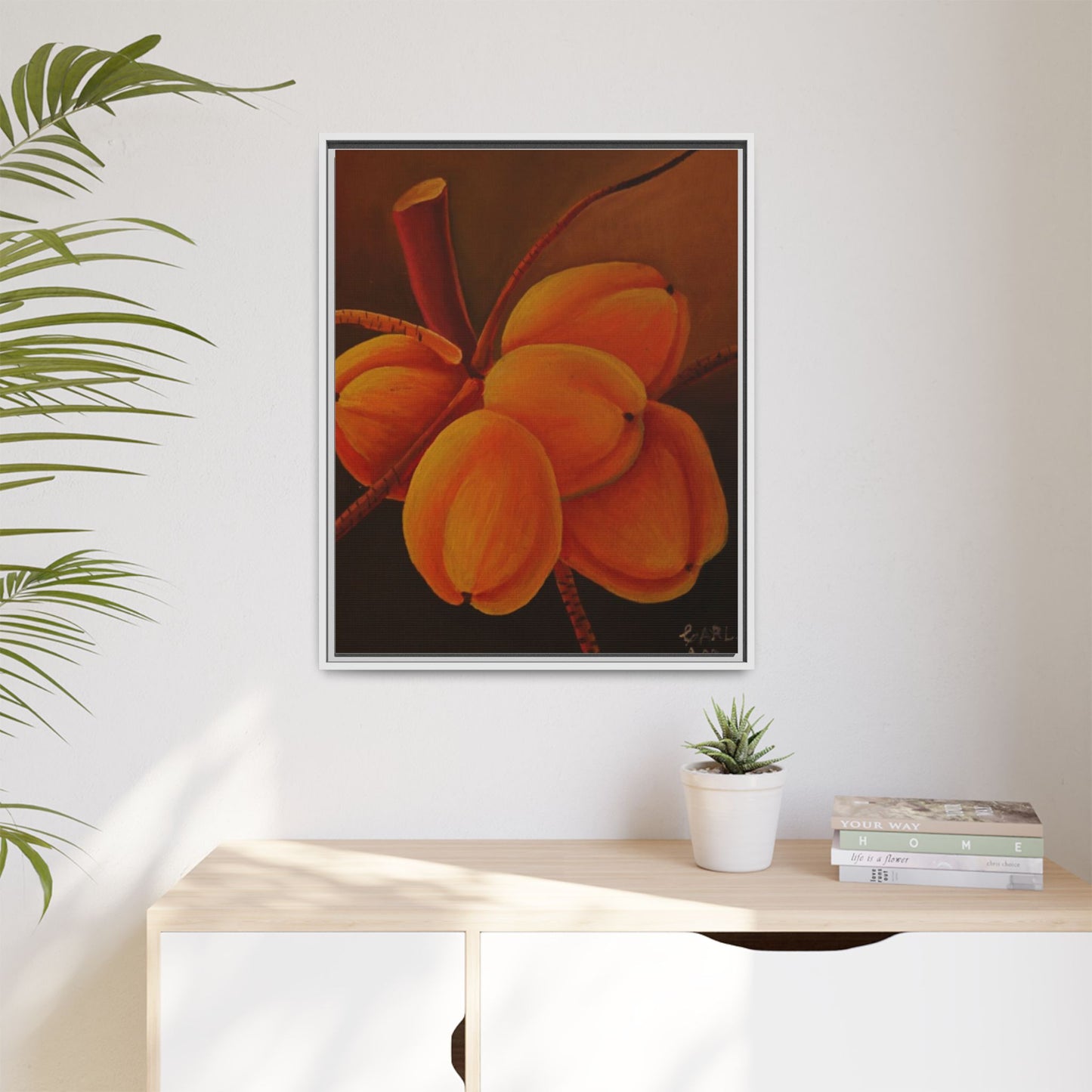 Matte Canvas, Framed (Multi-color)