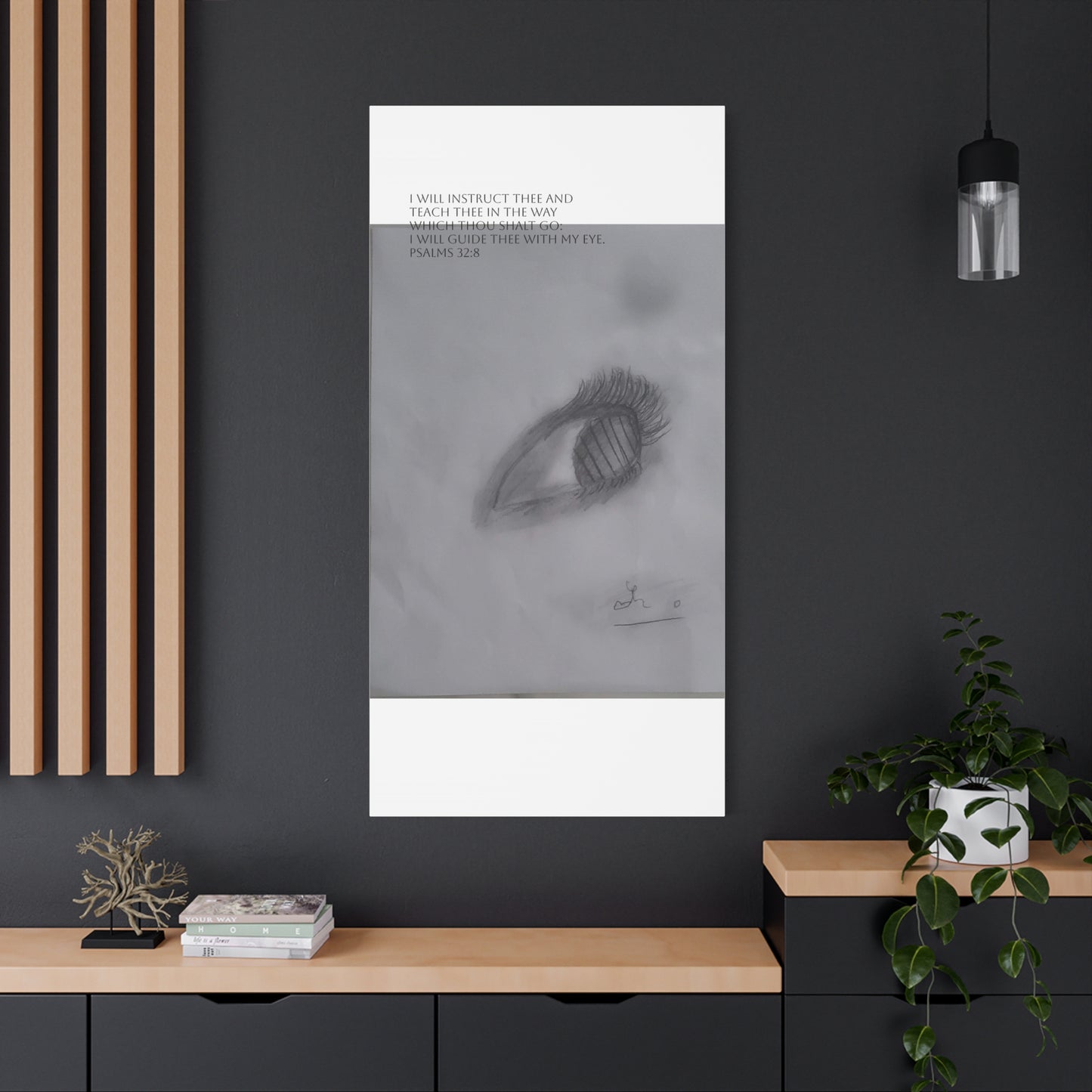 Canvas Wall Art - Jesus is Watching on Us