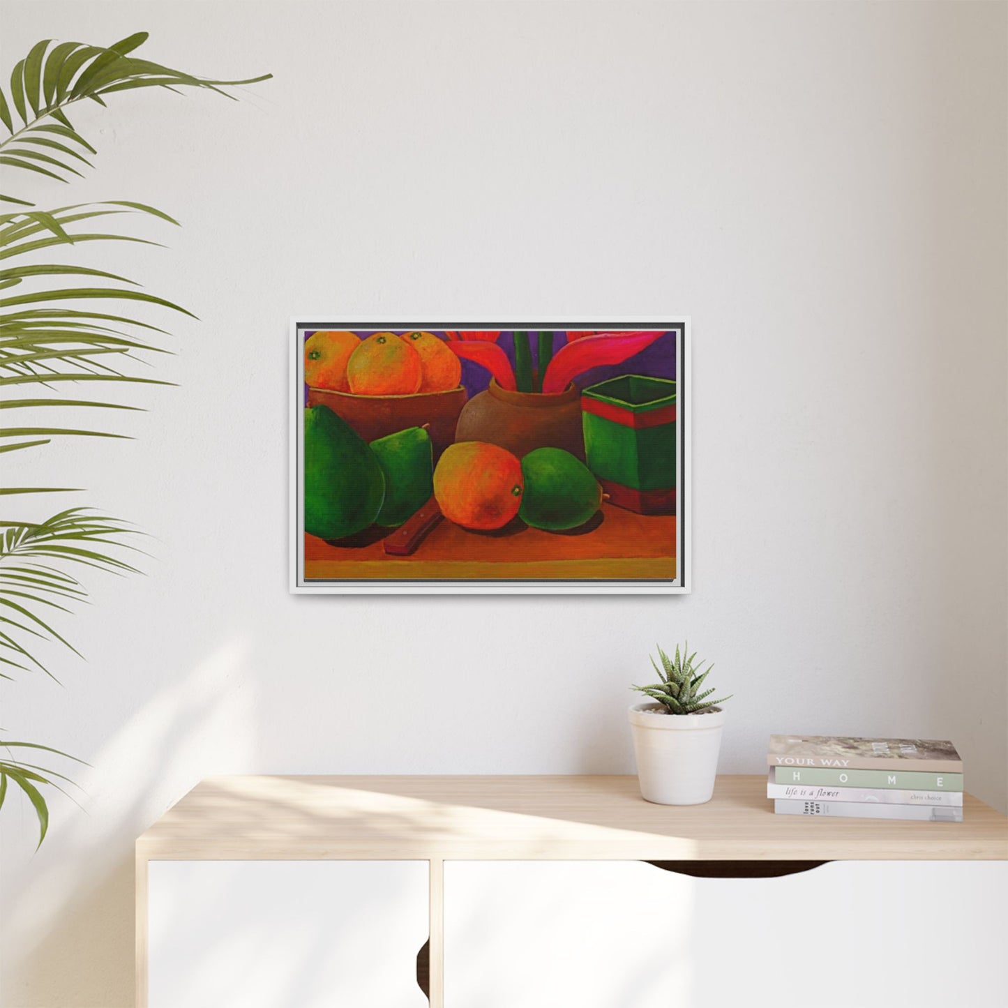 Canvas Wall Art - Tropical Fruits Design