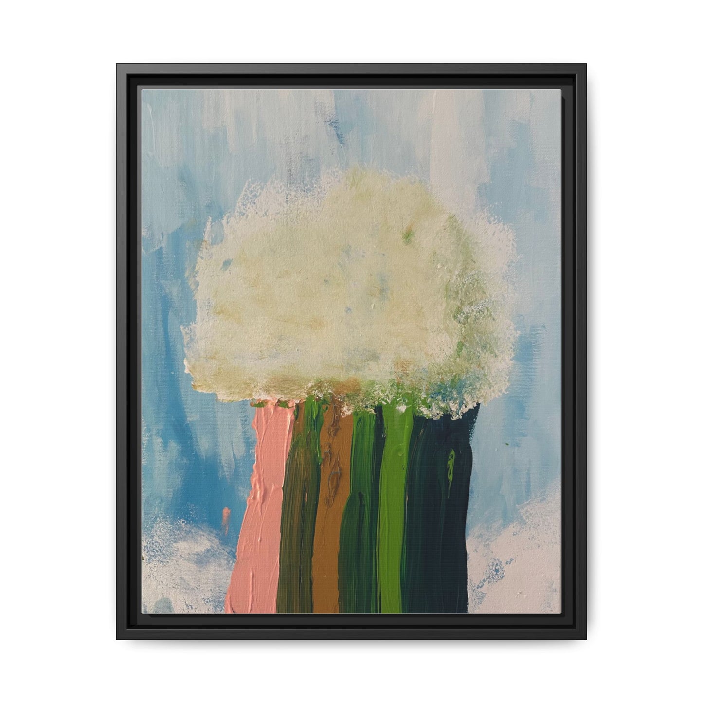 Canvas Wall Art - Cloud Dropping Rainbow