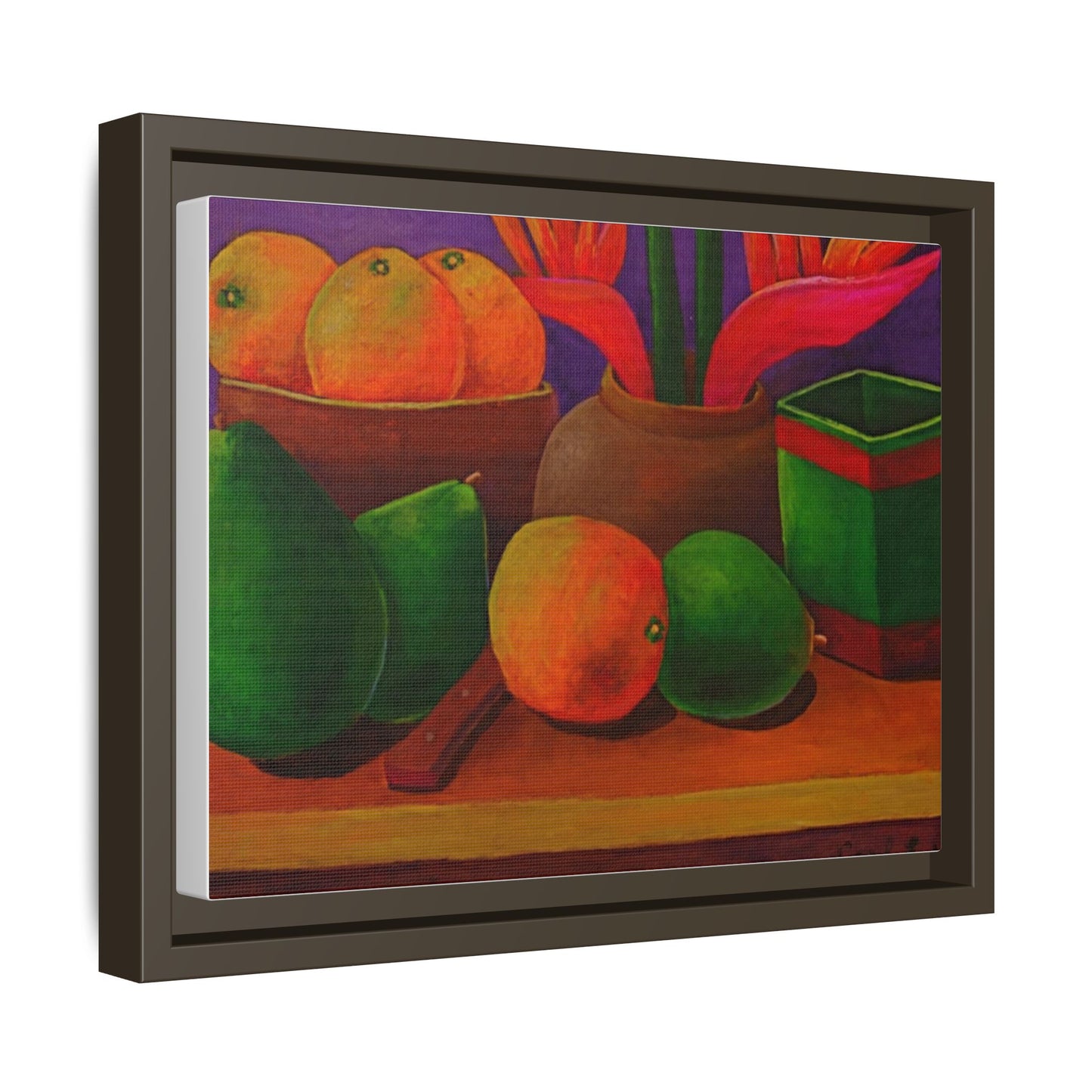 Canvas Wall Art - Tropical Fruits Design