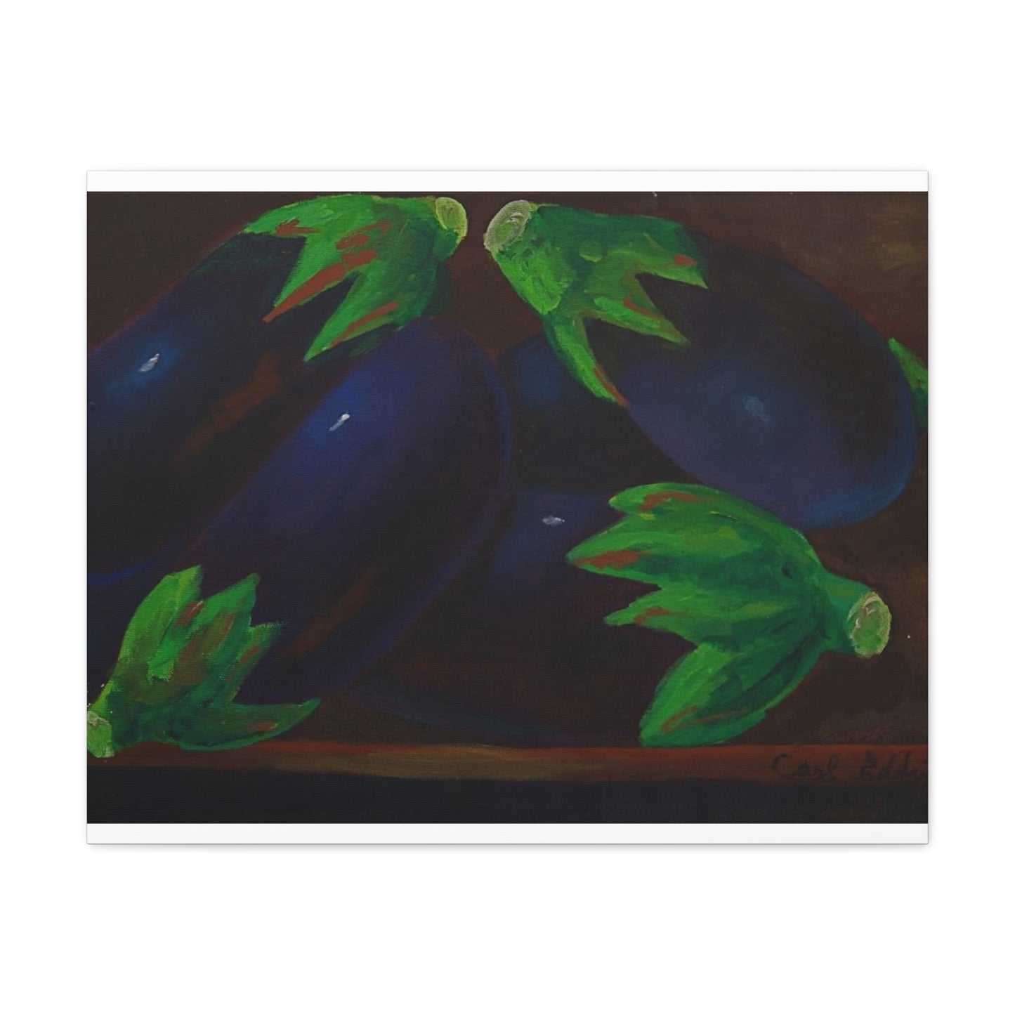 Canvas Print - Eggplant Design