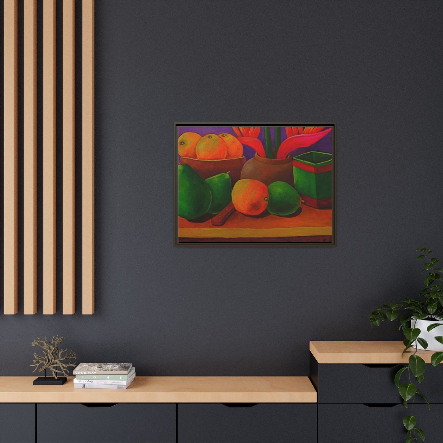 Canvas Wall Art - Tropical Fruits Design