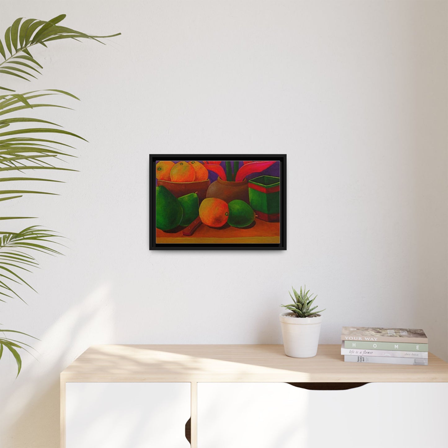 Canvas Wall Art - Tropical Fruits Design