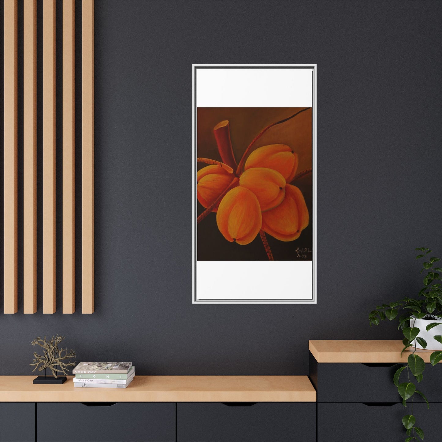 Matte Canvas, Framed (Multi-color)