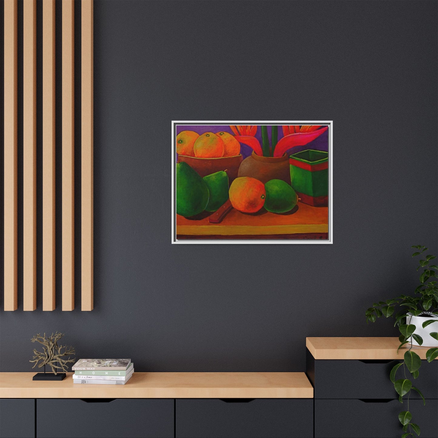 Tropical Fruits Canvas Wrap