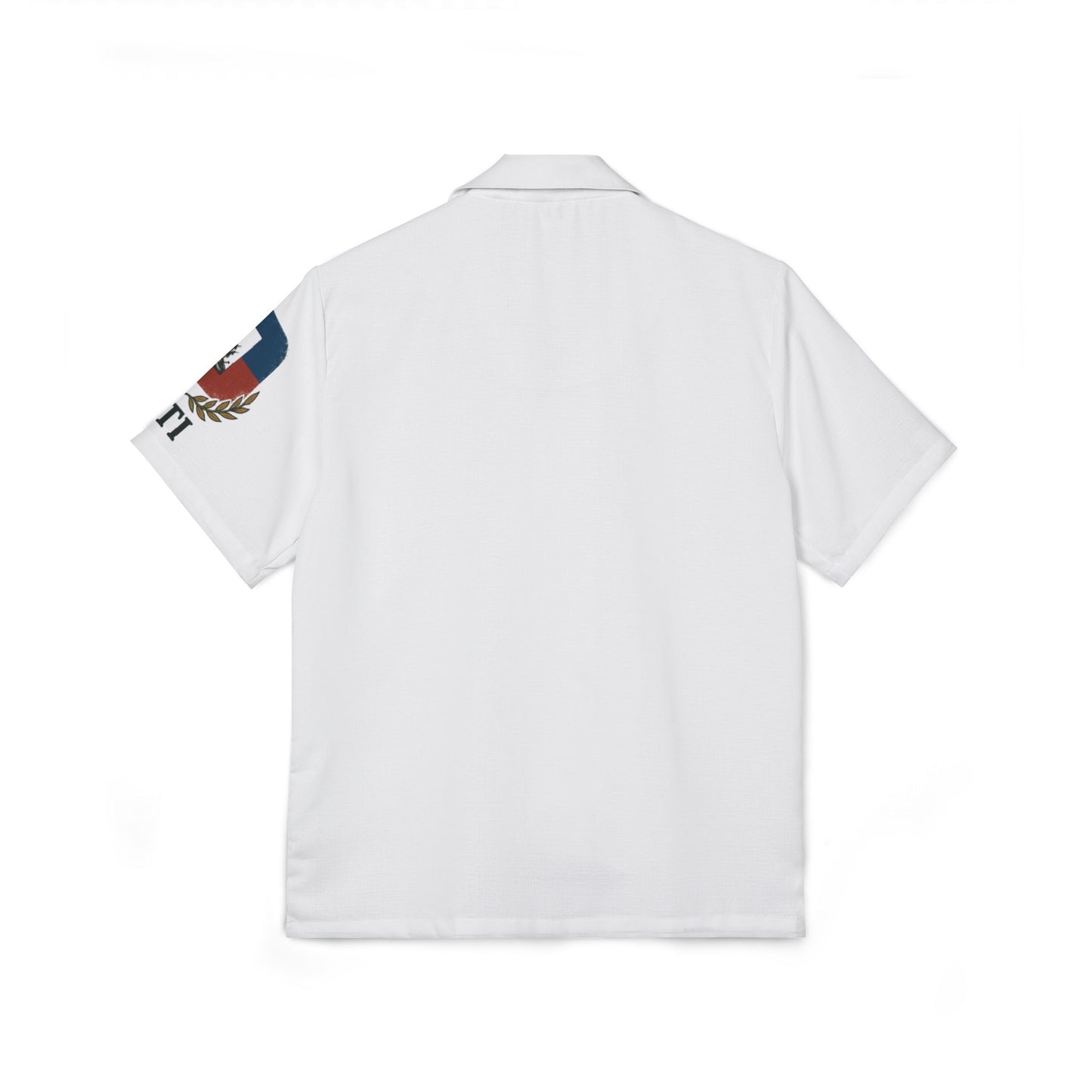 Camp Shirt Haiti Flag Men's Hawaiian Tropical Island Vacation Top