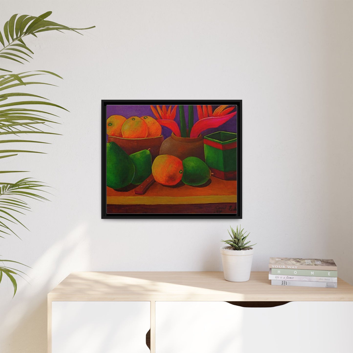 Tropical Fruits Canvas Wrap