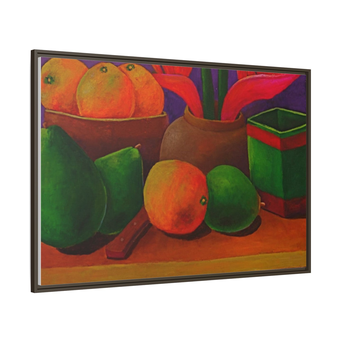 Canvas Wall Art - Tropical Fruits Design
