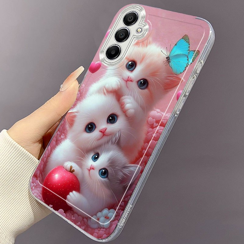 Cute Kittens Mobile Phone Case for Samsung Galaxy A/S Series