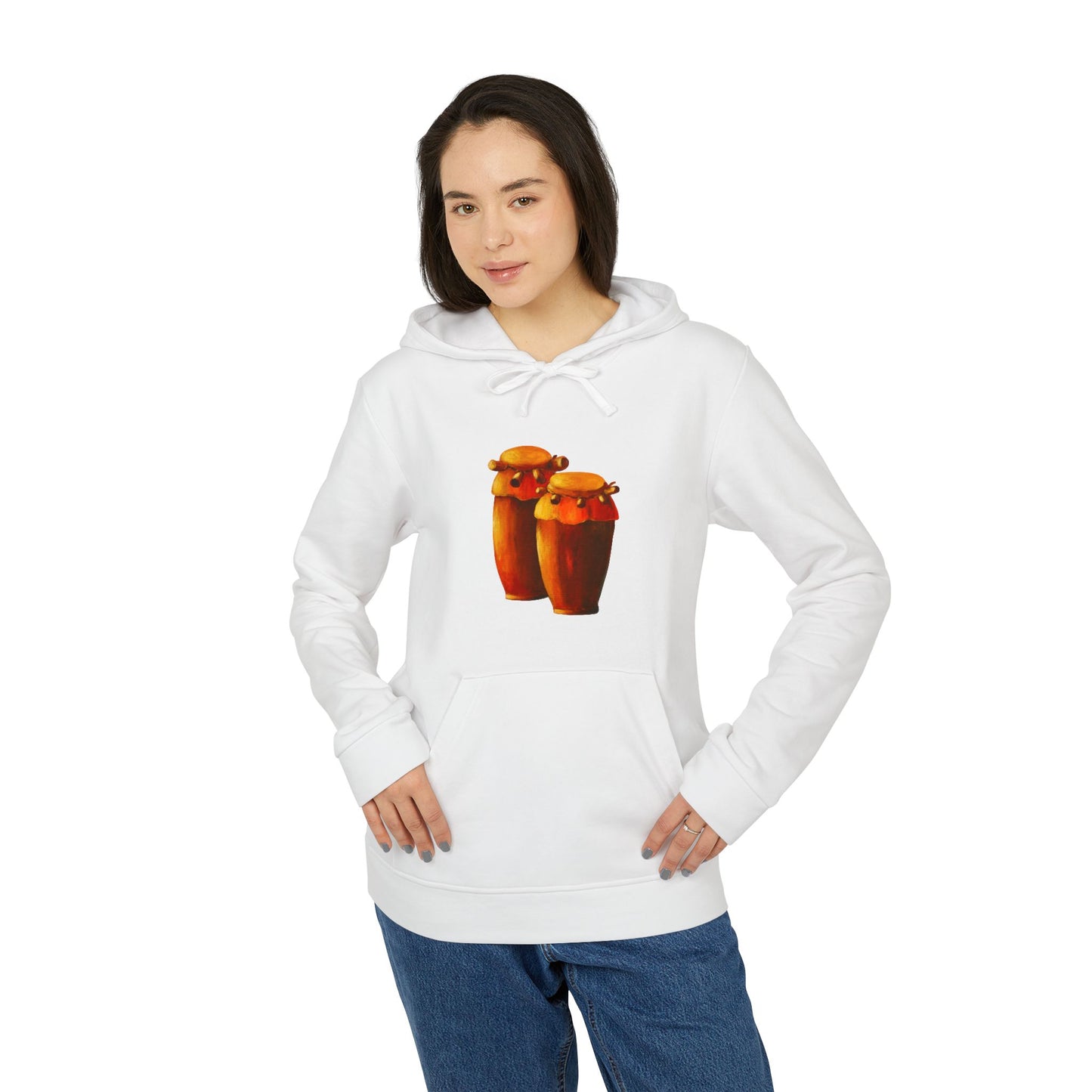 Chic Unisex Fleece Hoodie - Casual Comfort, Street Style, Everyday Wear, Perfect Gift, Cozy Layer