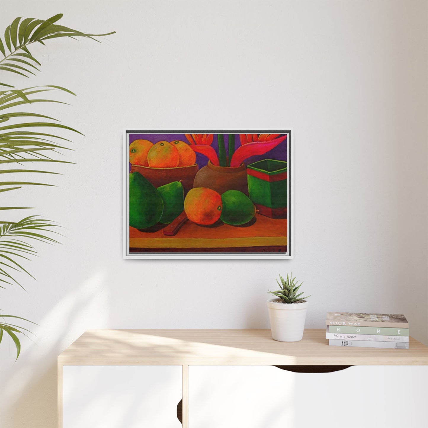 Canvas Wall Art - Tropical Fruits Design
