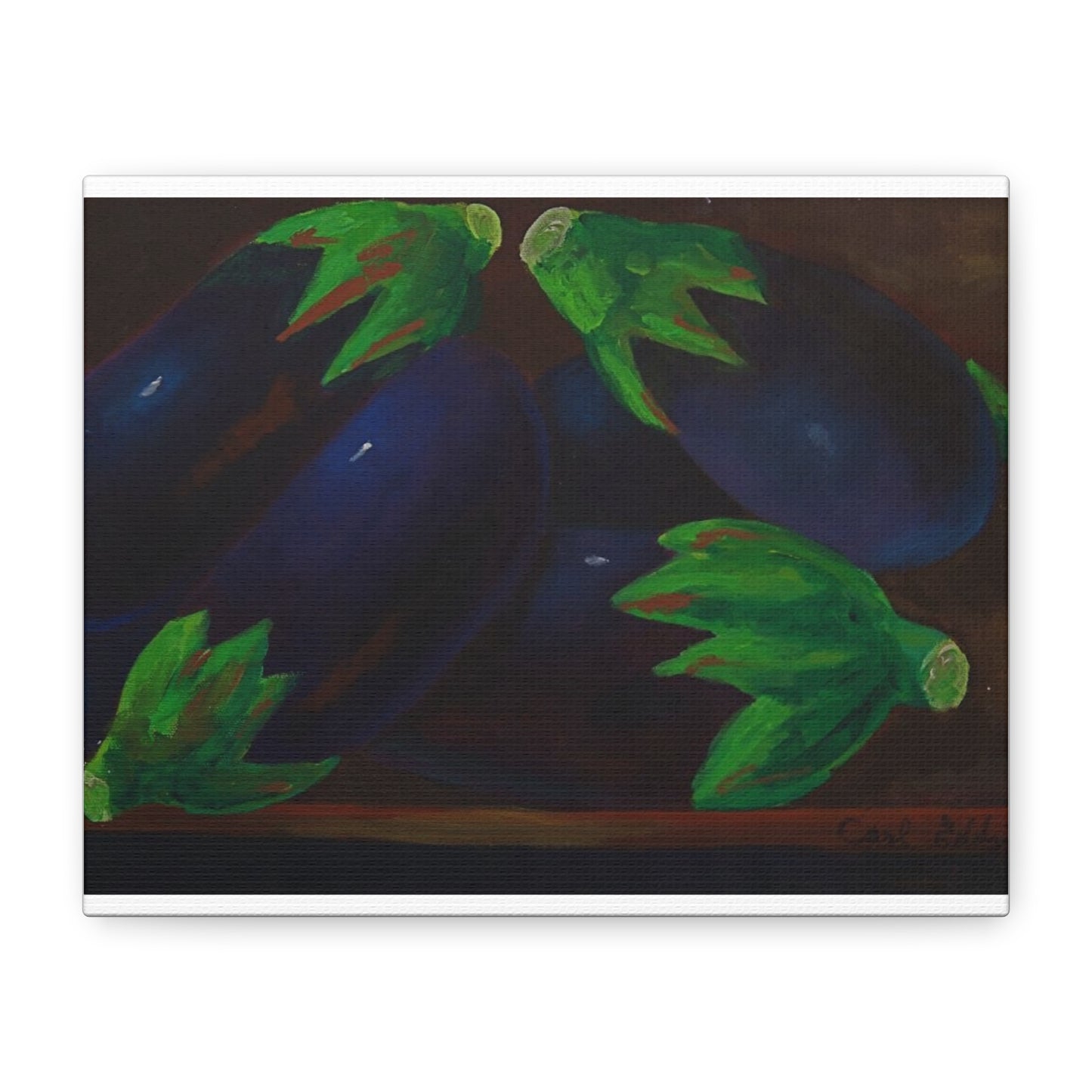 Canvas Print - Eggplant Design