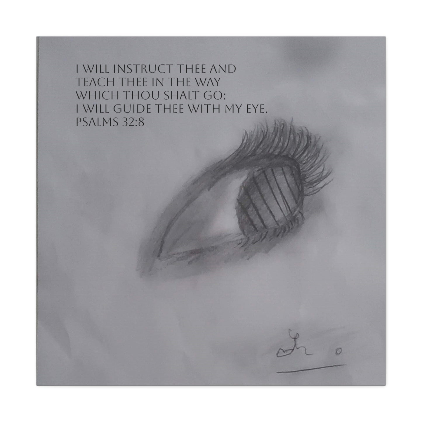 Canvas Wall Art - Jesus is Watching on Us