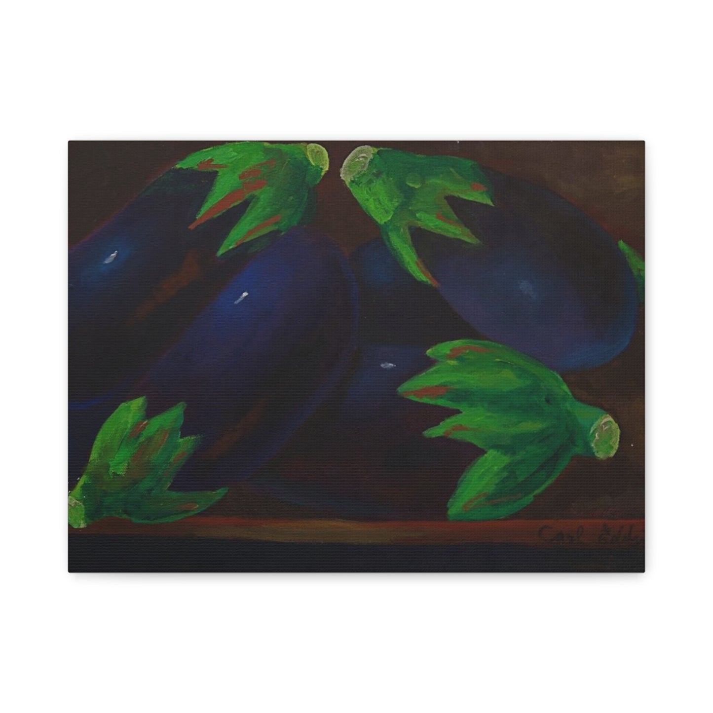 Canvas Print - Eggplant Design