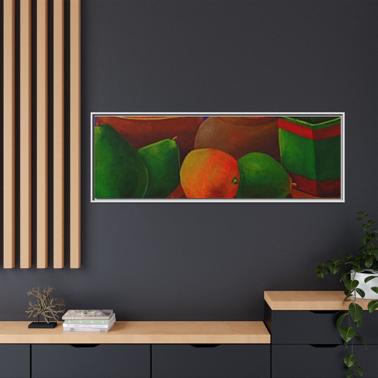 Tropical Fruits Canvas Wrap