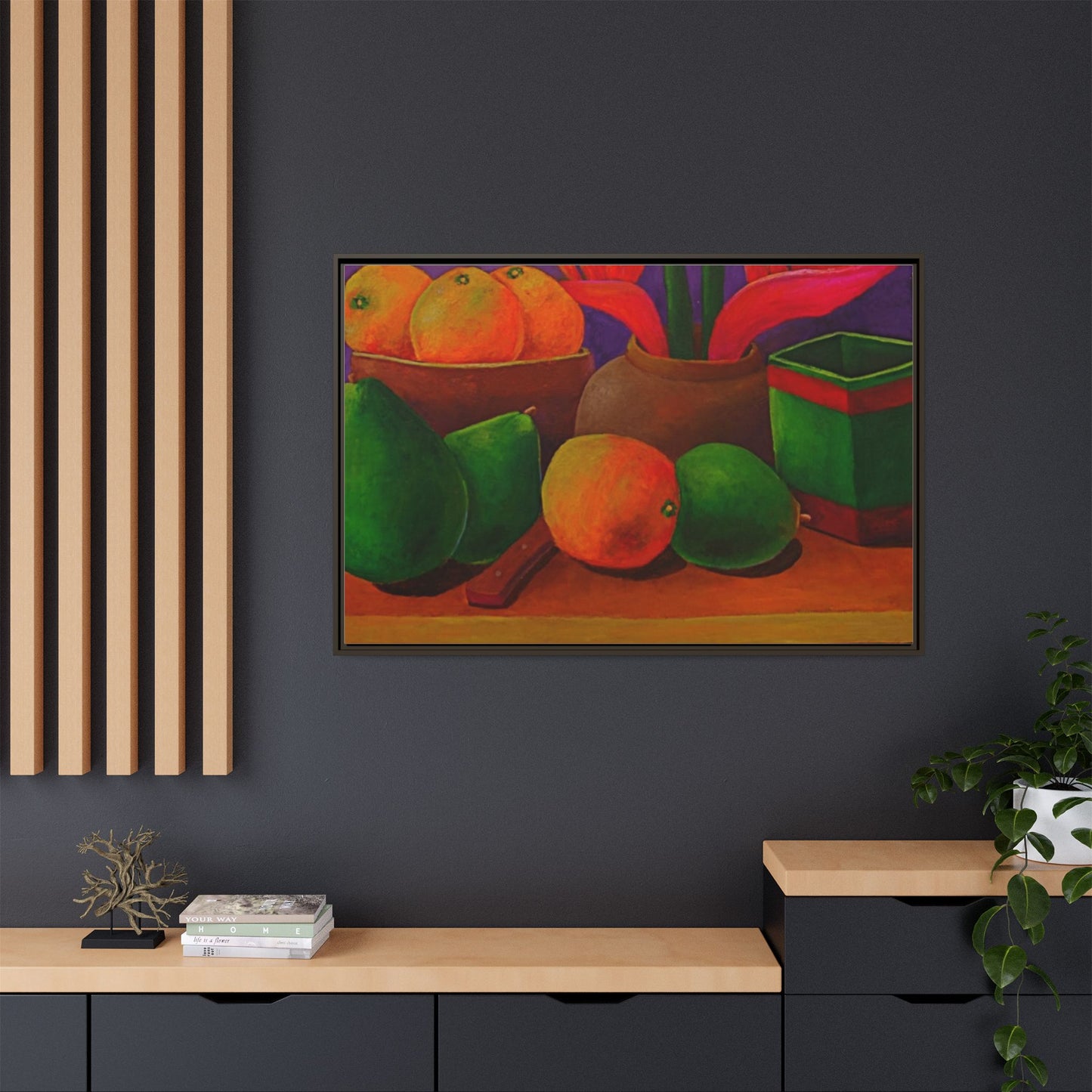 Tropical Fruits Canvas Wrap