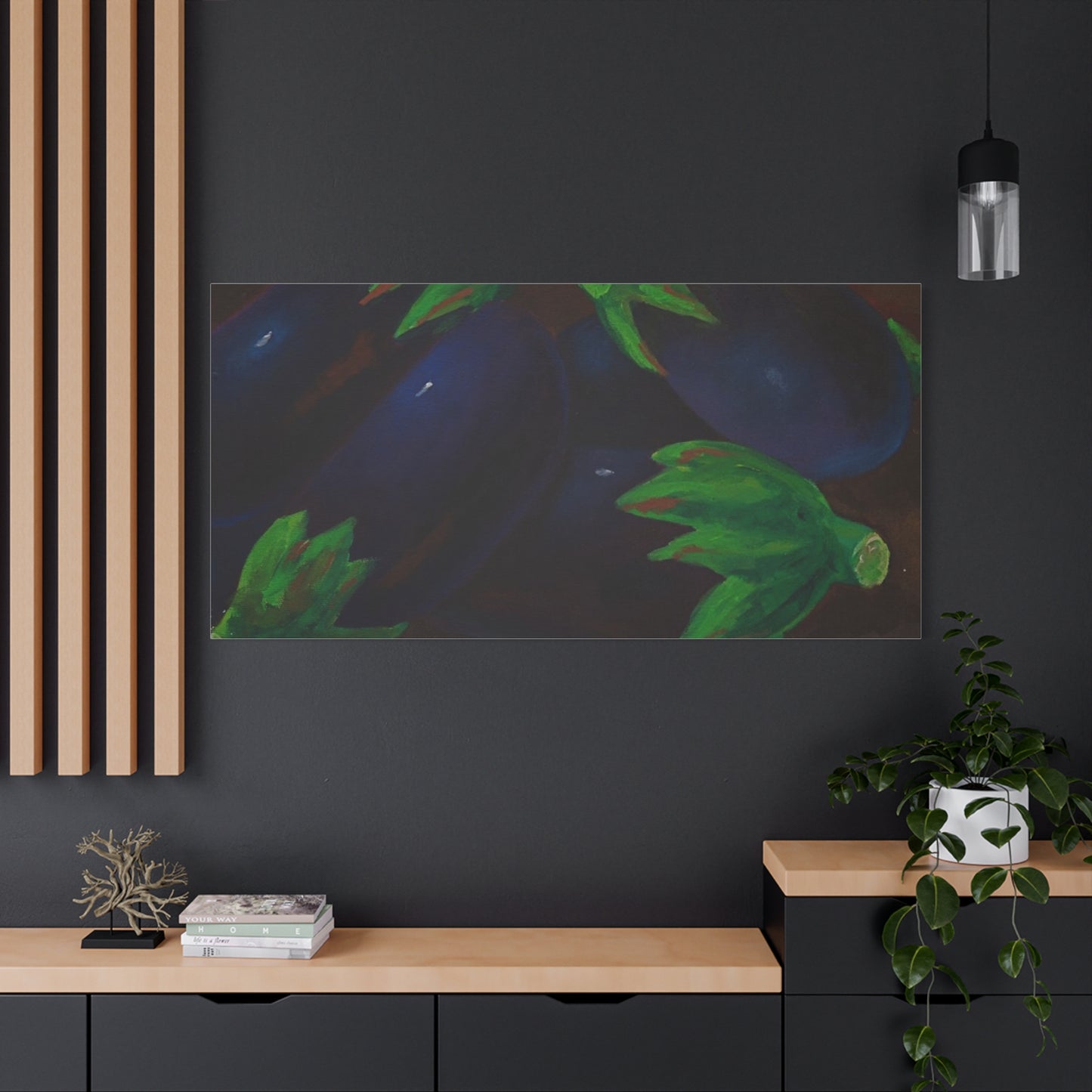 Canvas Print - Eggplant Design