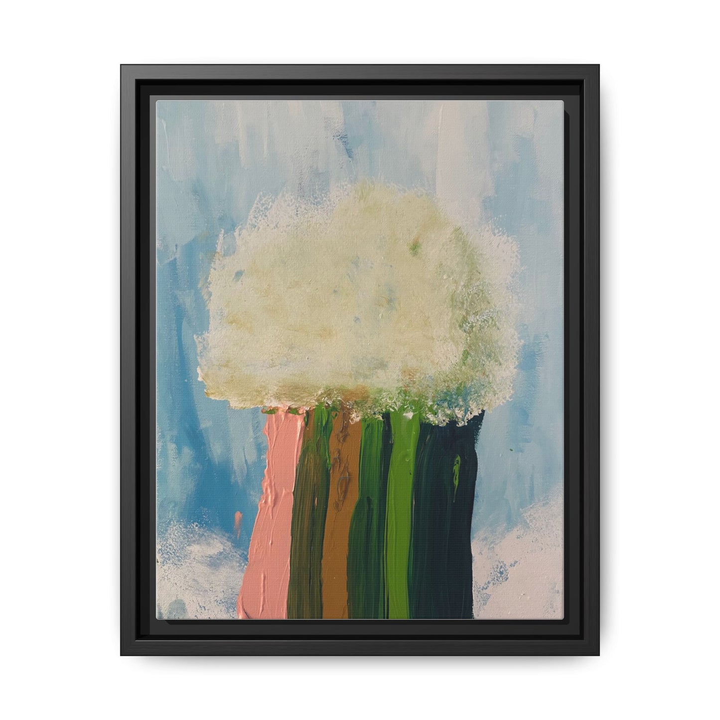 Canvas Wall Art - Cloud Dropping Rainbow