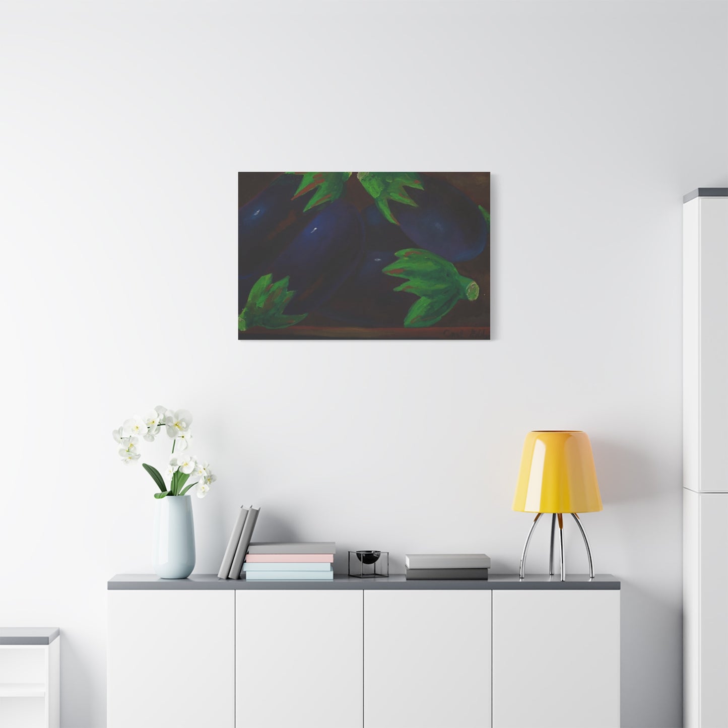Canvas Print - Eggplant Design