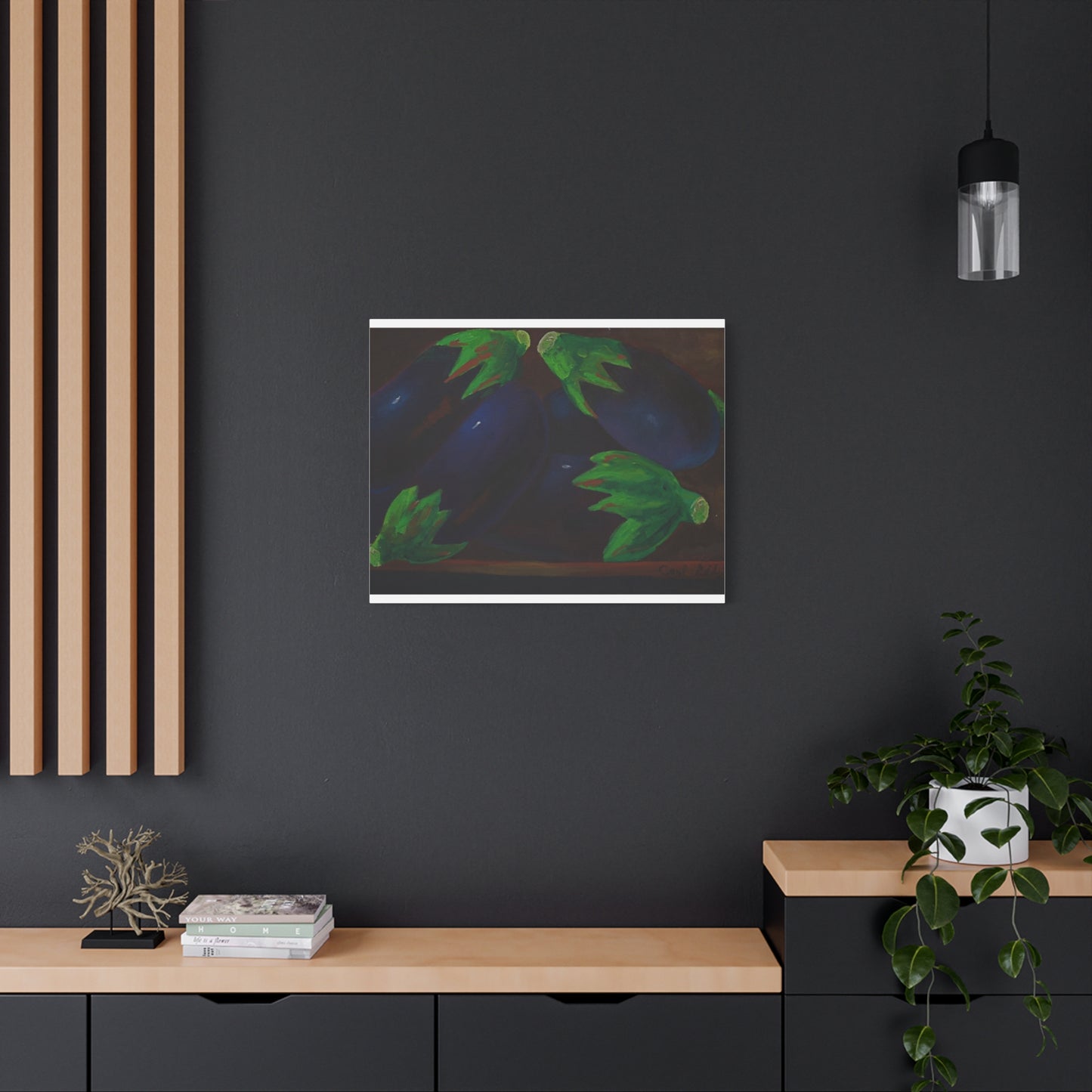 Canvas Print - Eggplant Design