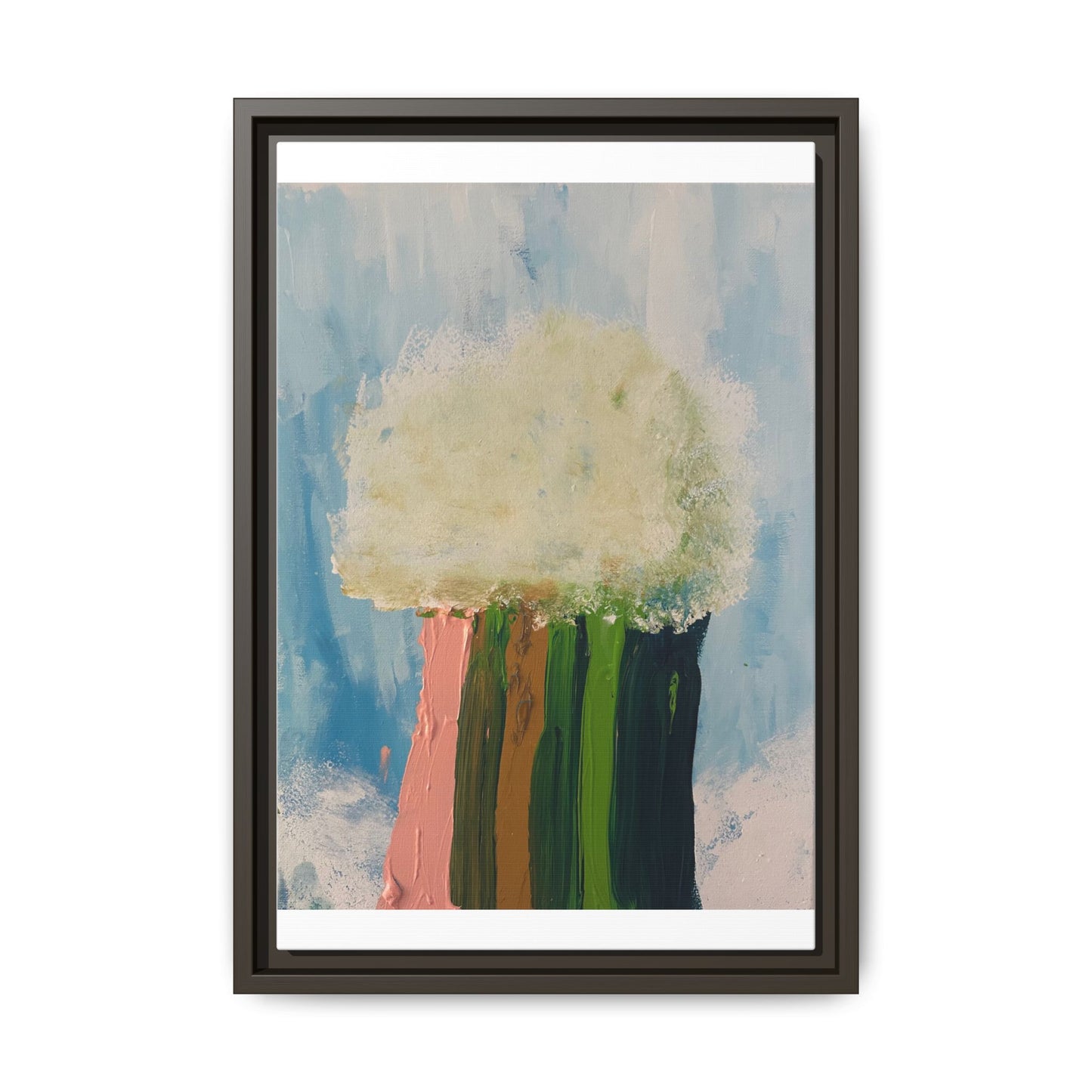 Canvas Wall Art - Cloud Dropping Rainbow