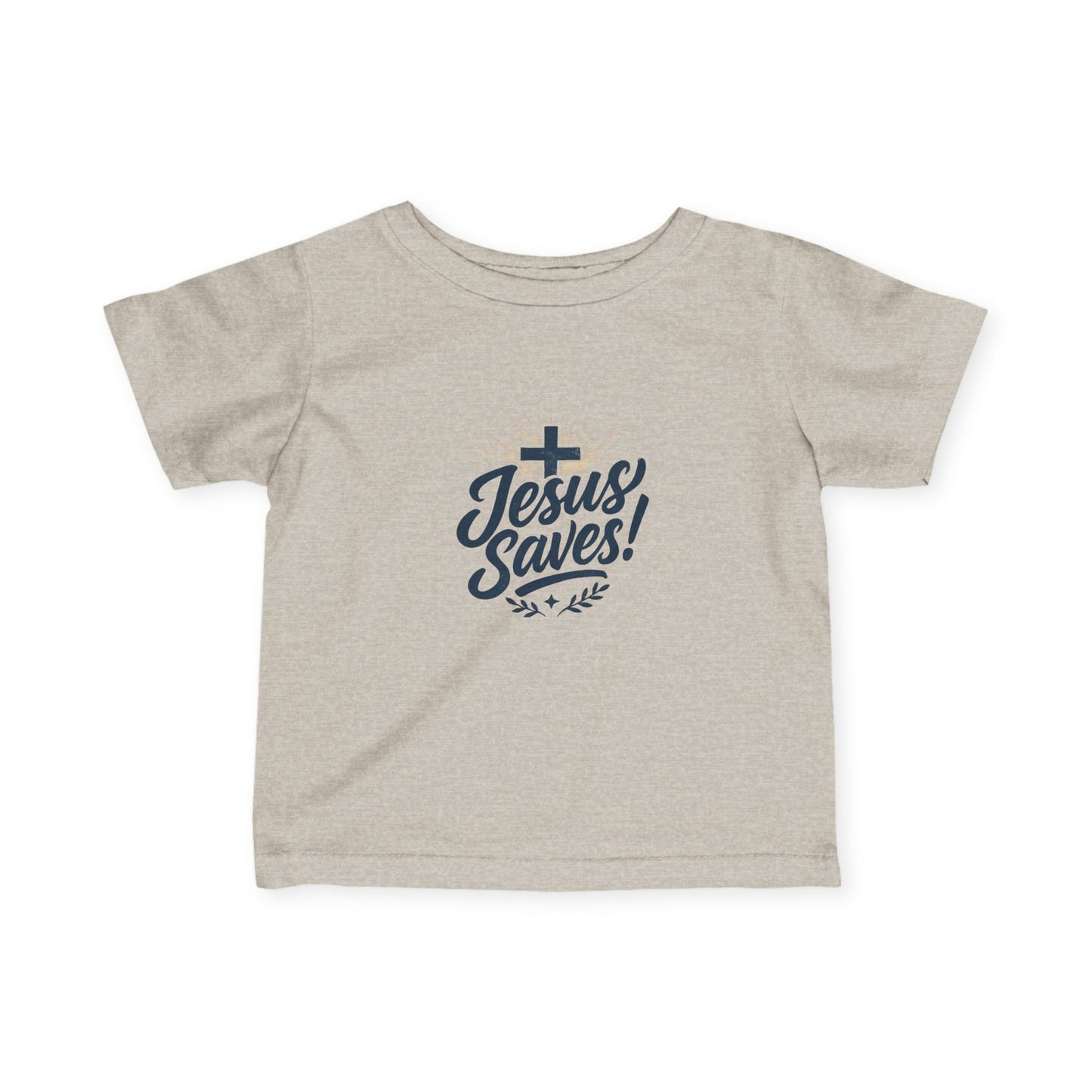 Jesus Saves! Infant Fine Jersey Tee - Cute Baby Christian Shirt, Toddler Faith Tee, Baby Gift, Easter Outfit, Religious Babywear