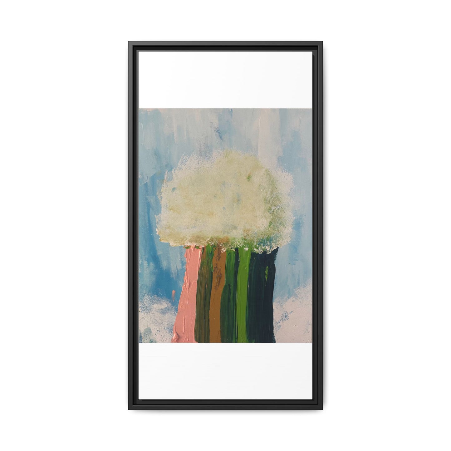 Canvas Wall Art - Cloud Dropping Rainbow