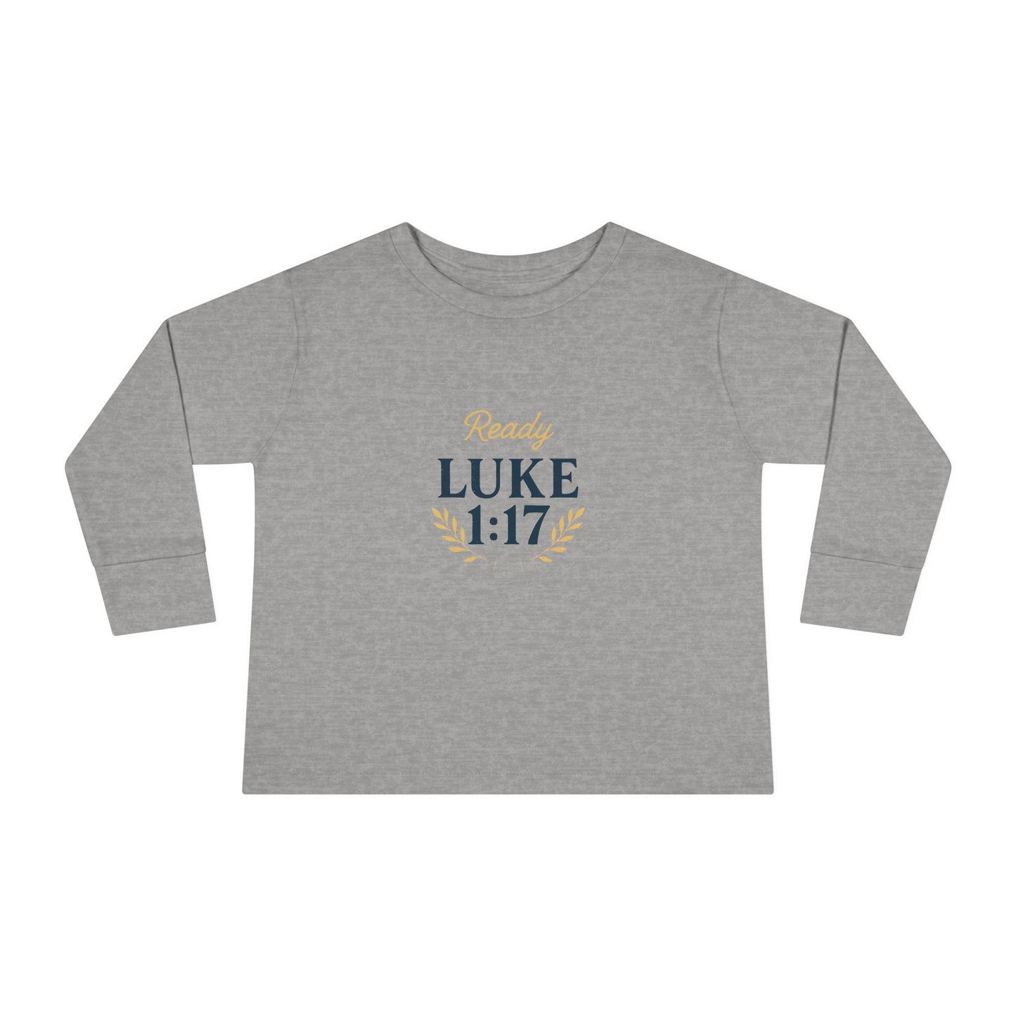 Religious Toddler Long Sleeve Tee - READY FOR THE LORD